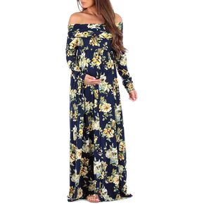 فستان حمل بدون أكتاف ورقبة متدلية من Mother Bee لحفلات استقبال المولود الجديد أو الملابس الكاجوال in Kuwait