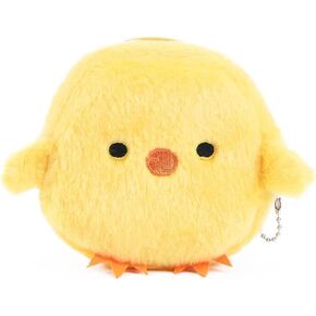 Yellow Cute Cartoon Coin Purse,Creative Chicken Pig Avocado Fruit Shape Bag for Girls Mini Zipper Purse Wallets Women's Coin Purses and Pouches,Wallets, Card Cases and Money Organizers