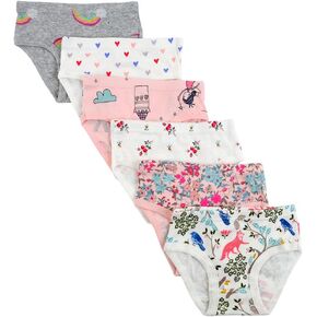 Closecret Kids Series Baby Soft Cotton Panties Little Girls' Assorted Briefs Multipack