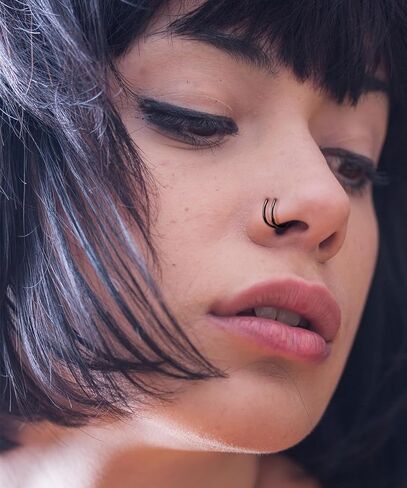 18 قطعة 20 جرام 316L حلقات الأنف من الفولاذ المقاوم للصدأ هوب للنساء والرجال تشيكوسلوفاكيا الأنف ترصيع الفرس يتوقف الأنف الأطواق مزدوجة الأنف الدائري الثقب مجوهرات in Kuwait