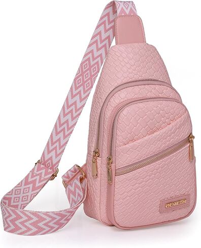 حقيبة حبال صغيرة من ANNIU للنساء، حقيبة عصرية للنساء من Fanny Pack، حقيبة كروس للنساء، حقيبة صدر مع حزام قابل للتعديل in Saudi Arabia