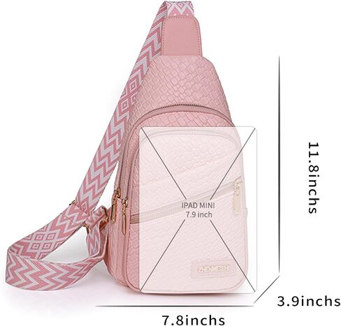حقيبة حبال صغيرة من ANNIU للنساء، حقيبة عصرية للنساء من Fanny Pack، حقيبة كروس للنساء، حقيبة صدر مع حزام قابل للتعديل in Saudi Arabia