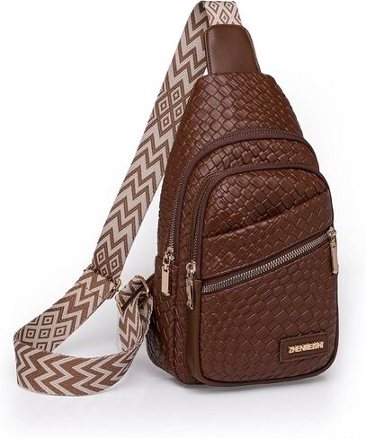 حقيبة حبال صغيرة من ANNIU للنساء، حقيبة عصرية للنساء من Fanny Pack، حقيبة كروس للنساء، حقيبة صدر مع حزام قابل للتعديل in Saudi Arabia