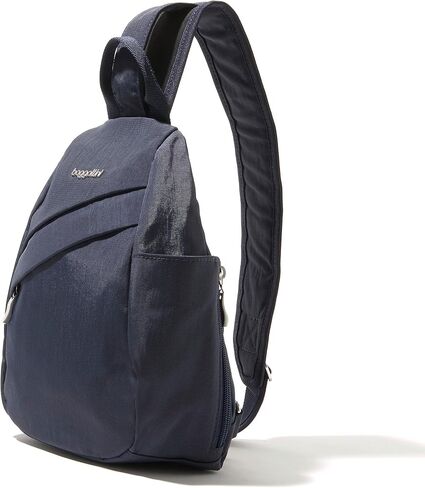 Baggallini Medium Sling Backpack - Lightweight Sling Bag with Convertible Adjustable Shoulder Strap in Saudi Arabia