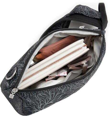 حقيبة ظهر Baggallini متوسطة الحجم - حقيبة خفيفة الوزن مع حزام كتف قابل للتحويل وقابل للتعديل in Kuwait