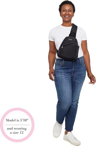 Baggallini Medium Sling Backpack - Lightweight Sling Bag with Convertible Adjustable Shoulder Strap in Saudi Arabia