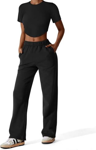 تيشيرتات نسائية مثيرة بأكمام قصيرة من LASLULU، قمصان للتمرين، قمصان صيفية لطيفة وجذابة، قمصان قصيرة in Kuwait