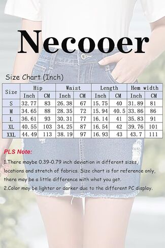 Necooer Womens Denim Skirt Mini Casual Distressed Short Skirt Washed Frayed Stretchy Pencil Jean Skirts with Pocket in Saudi Arabia