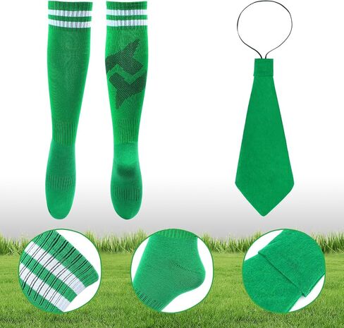 Keymall Funny Golf Costume 5 Pcs Golf Beret Green Vest Gloves Tie Sock for Adult Halloween Golf Themed Birthday Costume Party in Saudi Arabia
