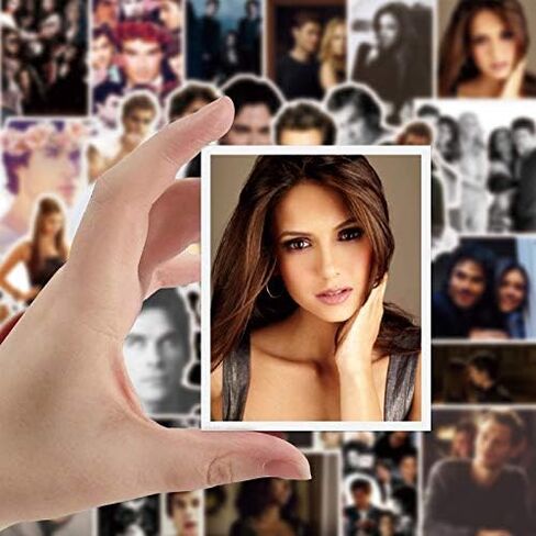 14 pcs The Vampire Diaries Sticker Elena Gilbert Opening Vervain Locket Pendant Necklace Daywalking Katherine Necklace Signet Damon's Ring Set in Saudi Arabia