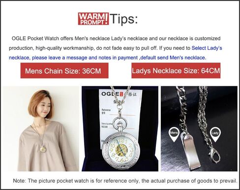OGLE Waterproof Classics Roman Tourbillon Phases Moon Chain Fob Skeleton Automatic Mechanical Pocket Watch in Saudi Arabia