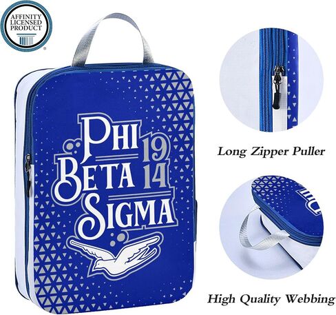 BBGreek Phi Beta Sigma - Travel Organizer Bags Set of 3 - Diamonds - Officially Licensed in Kuwait
