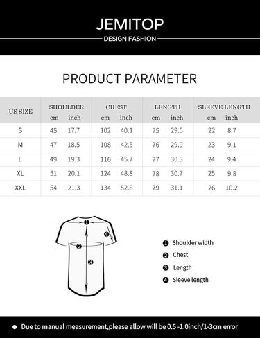 JEMITOP Men's Cotton Stylish Texture Henley Shirts Casual Short Sleeve Slim Fit 4 Buttons Muscle T-Shirts in Saudi Arabia