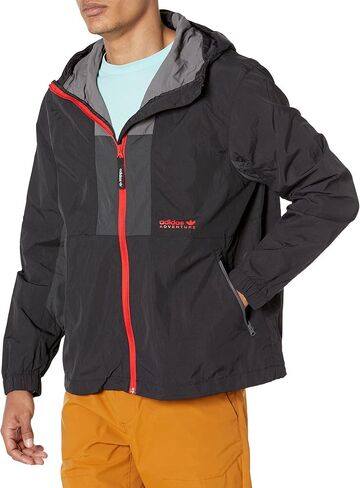 adidas Originals Men's Adventure Donovan Mitchell Blocked Windbreaker in Saudi Arabia