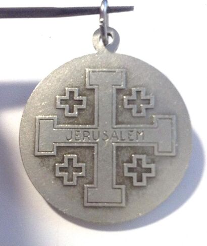 The Holy Face of Jesus Christ Medal - Ecce Homo (Behold the Man) - Real Italian Masterpiece BIg Size - 32 mm - Made in HIGH RELIEF in Saudi Arabia