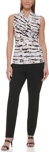 DKNY Women's Everyday Casual Sleeveless Knittop, Sand in Saudi Arabia
