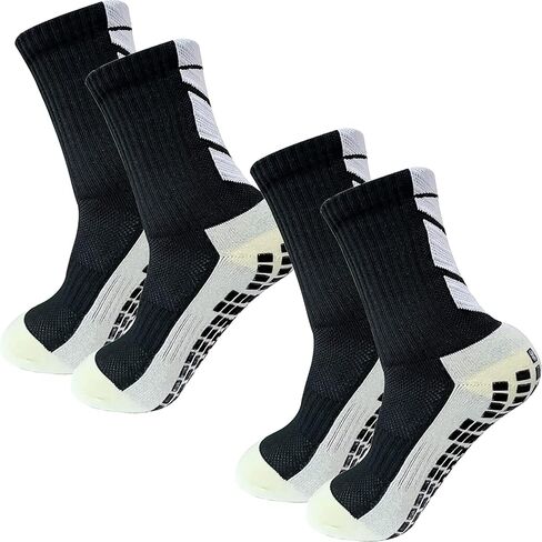 EASYLONGJEE Soccer Grip Socks Youth Boys 8-12 - Kids Soccer Socks Non Slip Gain The Edge Grip Socks in Saudi Arabia