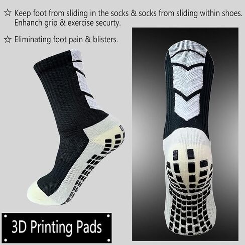 EASYLONGJEE Soccer Grip Socks Youth Boys 8-12 - Kids Soccer Socks Non Slip Gain The Edge Grip Socks in Saudi Arabia