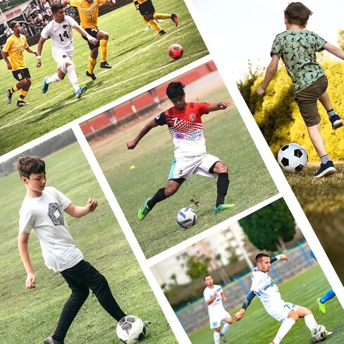 EASYLONGJEE Soccer Grip Socks Youth Boys 8-12 - Kids Soccer Socks Non Slip Gain The Edge Grip Socks in Saudi Arabia