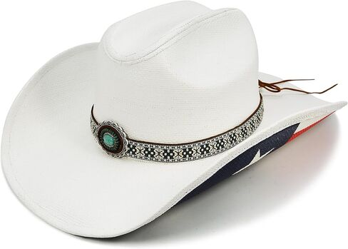 Western Hat Band for Cowboy Hats Fedora Hats Panama Hats - Adjustable Western HatBands for Men and Women in Saudi Arabia