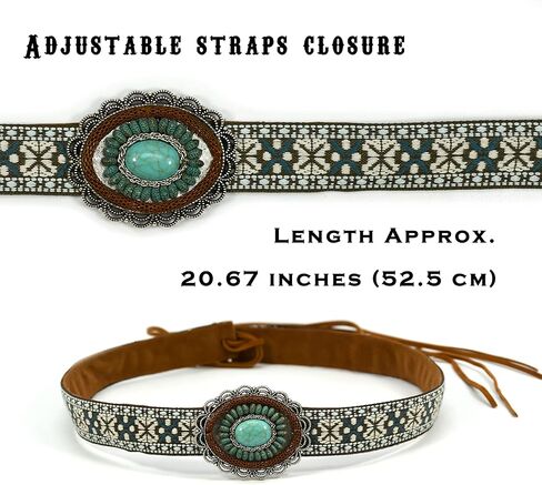 Western Hat Band for Cowboy Hats Fedora Hats Panama Hats - Adjustable Western HatBands for Men and Women in Saudi Arabia