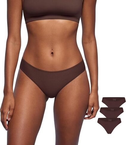 MagneticFit Cheeky Underwear for Women Stretchy High Cut Panties Sexy Tagless Briefs 3 Pack in Saudi Arabia