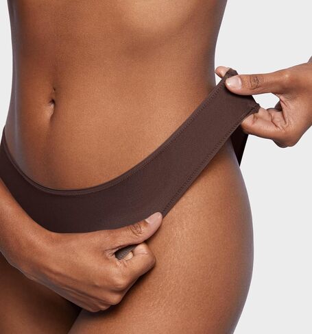 MagneticFit Cheeky Underwear for Women Stretchy High Cut Panties Sexy Tagless Briefs 3 Pack in Saudi Arabia