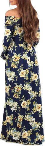 فستان حمل بدون أكتاف ورقبة متدلية من Mother Bee لحفلات استقبال المولود الجديد أو الملابس الكاجوال in Kuwait