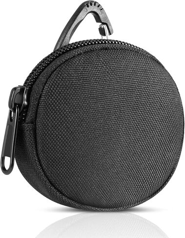 حامل أكياس العملات المعدنية، حقائب EDC التكتيكية المطورة، محفظة صغيرة للعملات المعدنية بسلسلة مفاتيح مع مشبك مثلث للسفر في الهواء الطلق، والمشي لمسافات طويلة، وصيد الأسماك، وركوب الدراجات، والصيد، إلخ. (3 قطع أسود) in Kuwait