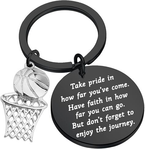 FUSTMW Basketball Keychain Basketball Hoop Pendant Basketball Player Gifts for Basketball Lovers Basketball Team Coach Gifts in Saudi Arabia