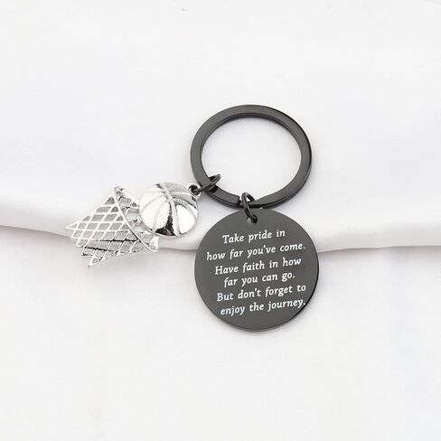 FUSTMW Basketball Keychain Basketball Hoop Pendant Basketball Player Gifts for Basketball Lovers Basketball Team Coach Gifts in Saudi Arabia