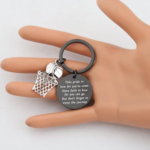 FUSTMW Basketball Keychain Basketball Hoop Pendant Basketball Player Gifts for Basketball Lovers Basketball Team Coach Gifts in Saudi Arabia