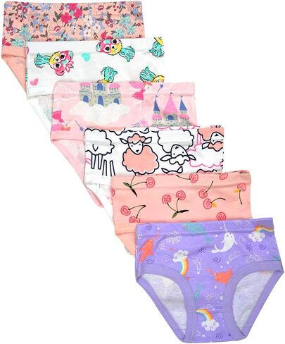 Closecret Kids Series Baby Soft Cotton Panties Little Girls' Assorted Briefs Multipack in Saudi Arabia