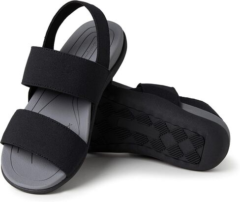 Dearfoams Women's Original Comfort Sloane Backstrap Casual Open Toe Sandal in Saudi Arabia