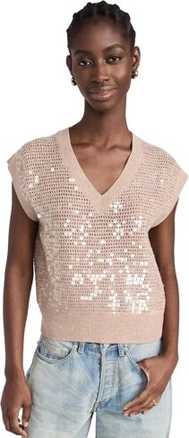 Madewell Women's Sequin-Embellished Sweater Vest in Saudi Arabia