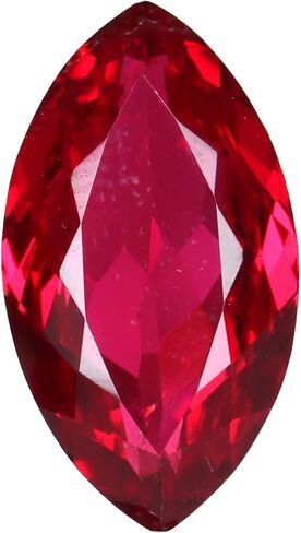 REAL-GEMS - 9. Carat Red Ruby Marquise Cut Loose Gemstone For Jewelry Making in Saudi Arabia