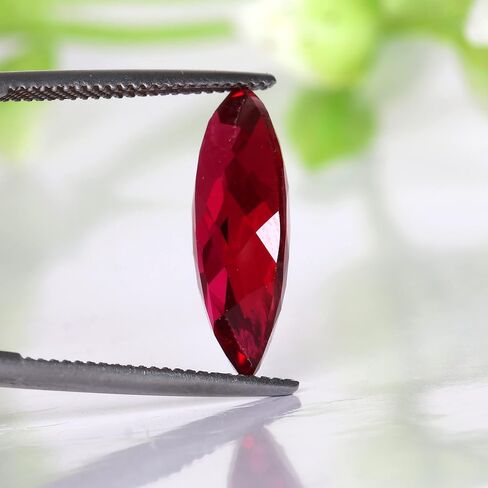REAL-GEMS - 9. Carat Red Ruby Marquise Cut Loose Gemstone For Jewelry Making in Saudi Arabia