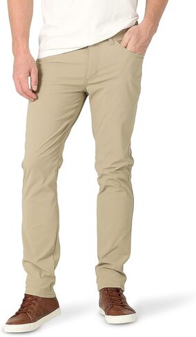 Lee Men's Extreme Motion 5 Pocket Synthetic Slim Fit Pant in Saudi Arabia