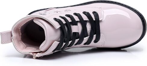 Girls Kids Side Zipper Combat Ankle Boots (Toddler/Little Kid/Big Kid) in Saudi Arabia