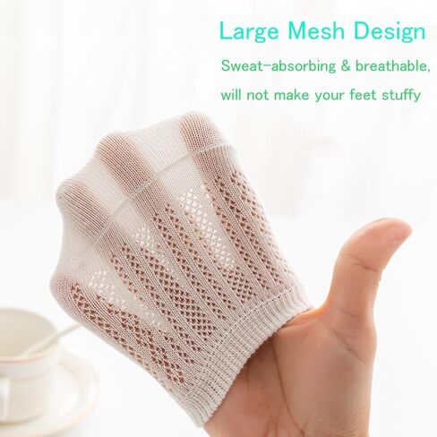 Jagrove Kids Ankle Socks, Low Cut Cotton Socks Colorful Anti Slip No Show Socks for 2-12 Years Boys Girls, 10 Pairs in Saudi Arabia