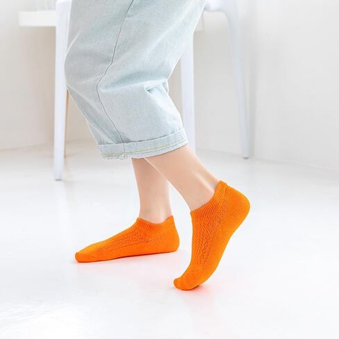 Jagrove Kids Ankle Socks, Low Cut Cotton Socks Colorful Anti Slip No Show Socks for 2-12 Years Boys Girls, 10 Pairs in Saudi Arabia