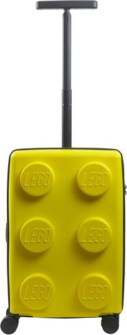 FUL LEGO 22 Inch Rolling Luggage, Signature Trolley Expandable Hardshell Carry On Suitcase with Spinner Wheels, Yellow in Saudi Arabia