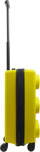 FUL LEGO 22 Inch Rolling Luggage, Signature Trolley Expandable Hardshell Carry On Suitcase with Spinner Wheels, Yellow in Saudi Arabia