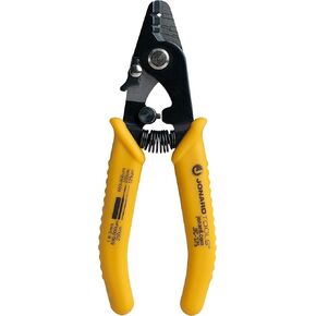 Jonard Tools JIC-375 Three Hole Fiber Optic Stripper with TPR Handle, 6" Length, Оne Расk