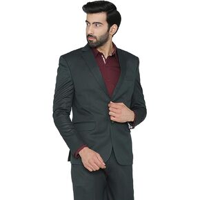 WINTAGE Men's Polyester Cotton Festive and Casual Blazer Coat Jacket