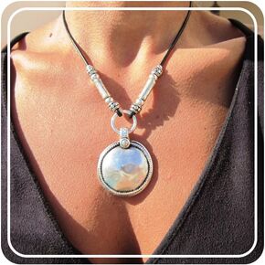 RINHOO FRIENDSHIP Boho Choker Necklace for Women Black Leather Necklace Multi Ring Flower Heart Pendant Choker Necklace for Women Boho Jewelry Gift