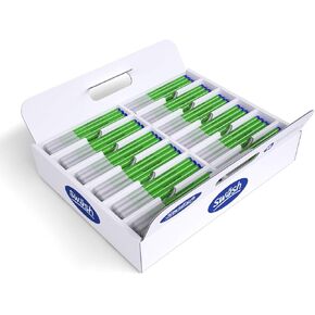 Swash THW12BK Komfigrip Handwriting Pens, Triangular Grip Handwriting Pen For Added Control, Premium Manuscript, Washable Ink Hand Writing Pens, Vibrant & Durable Fibre Tip - Black 12PK