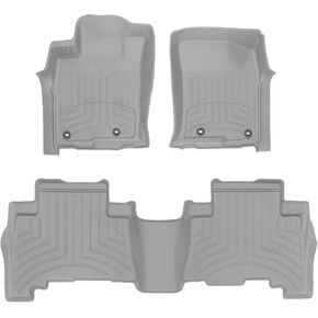 WeatherTech FloorLiner HP Custom Fit Floor Mats for 4Runner, GX - 1st & 2nd Row (444931IM-442862IM), Black