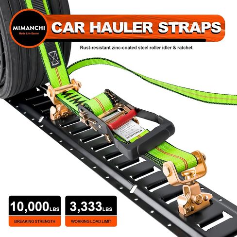 E-Track Roller Idler Swivel Anchors Fitting,4 Pack,Heavy-Duty E Track Accessories,Wheel Straps,Tie-Down Anchors on E Track Strap for Trailers, ATV, UTV, Car in Saudi Arabia