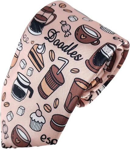 Men's Novelty Tie Fun Necktie Husband Father Ties Formal Business Wedding in Kuwait